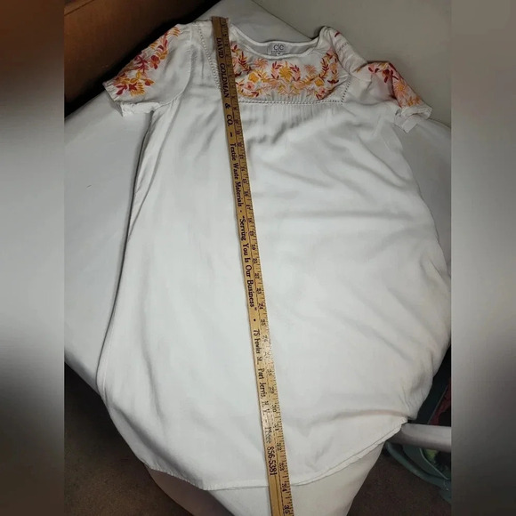 C/C Chic Connection Embroidered Mini Summer Dress sz M - Picture 7 of 12